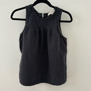 The great cotton tank with buttons down back